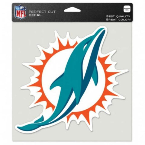 Dolphins 8x8 DieCut Decal Color