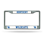 Kentucky Chrome License Plate Frame Silver