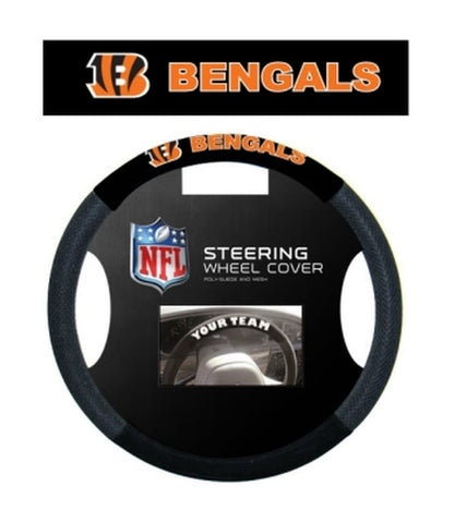 Bengals Steering Wheel Cover Printed