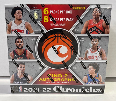 2021-22 Panini Chronicles NBA Hobby Box