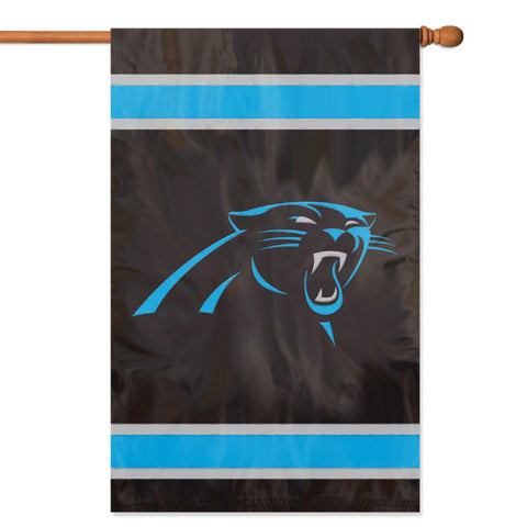 Panthers Premium Vertical Banner House Flag 2-Sided NFL