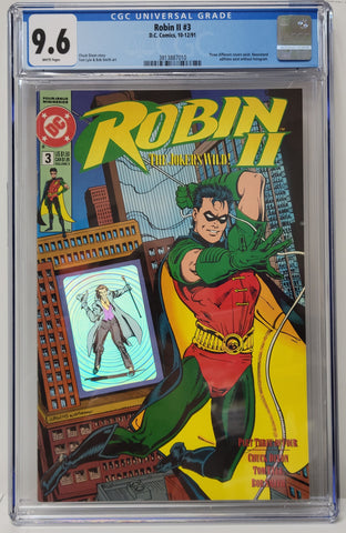 Robin II Issue #3 Year 1991 Cover 1/3 CGC Graded 9.6 Comic Book