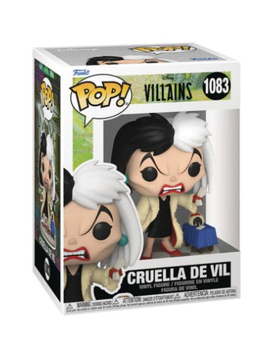 Funko Pop Vinyl - Disney Villains - Cruella De Vil  1083