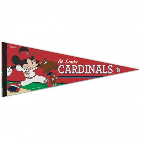 Cardinals Triangle Pennant Premium Rollup 12"x30" Disney MLB