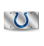Colts Laser Cut License Plate Tag Silver