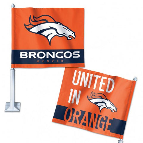 Broncos Car Flag Slogan
