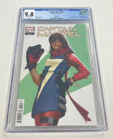 Captain Marvel Issue #31 October 2021 Variant Edition CGC Graded 9.8 Comic Book