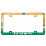 Celtics Plastic License Plate Frame Color Printed