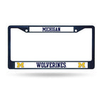 Michigan Chrome License Plate Frame Color Blue