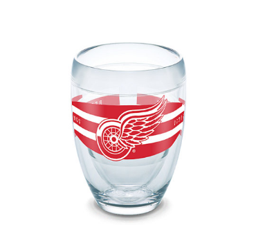Red Wings 9oz Stemless Wine Glass Tervis