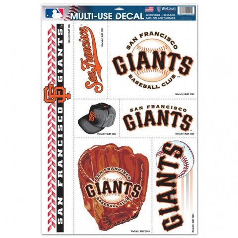 Giants 11x17 Ultra Decal MLB