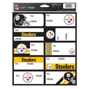 Steelers Gift Tag Sheet