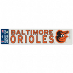 Orioles 4x17 Cut Decal Color