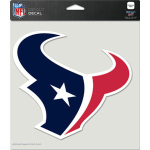 Texans 8x8 DieCut Decal Color