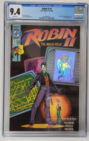 Robin II Issue #1 Year 1991 Cover 4/4 CGC Graded 9.4 Comic Book