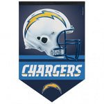 Chargers Felt Banner Premium 17"x26"