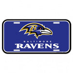 Ravens Plastic License Plate Tag