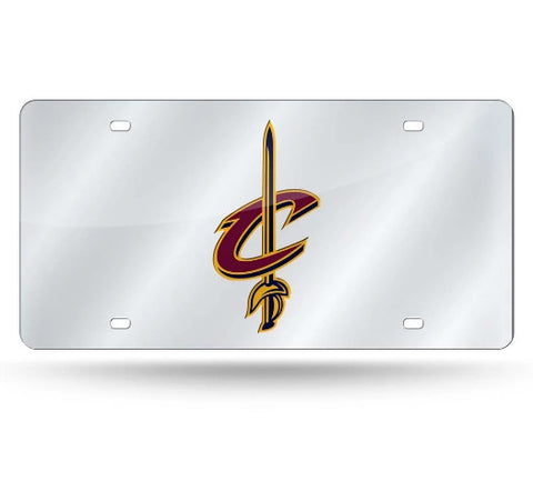 Cavaliers Laser Cut License Plate Tag Silver