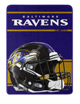 Ravens Micro Raschel Throw Blanket 46x60