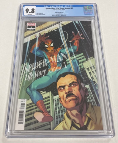 Spider-Man: Life Story Annual Issue #1 Bagley Variant Cover October 2021 CGC Graded 9.8 Comic Book