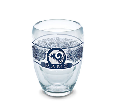 Rams 9oz Stemless Wine Glass Tervis