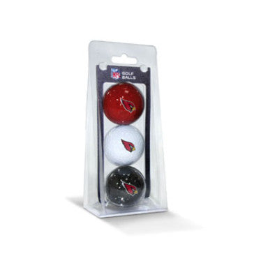 Cardinals 3-Pack Golf Ball Clamshell NFL