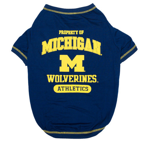 Michigan Pet Shirt Property of Medium