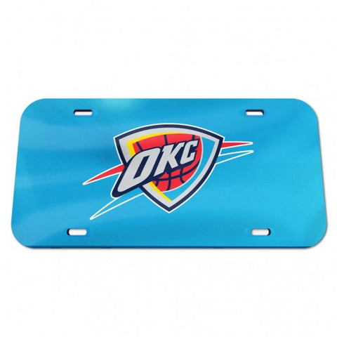 Thunder Laser Cut License Plate Tag Acrylic Color Blue