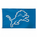 Lions 3x5 House Flag Deluxe Logo