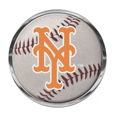 Mets Auto Emblem Metal Ball