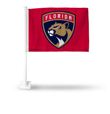 Panthers Car Flag Logo Red NHL