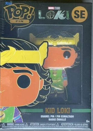 Funko Pop Enamel Pin - Marvel Loki - Kid Loki SE