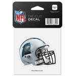 Panthers 4x4 Decal Helmet NFL