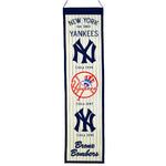 Yankees 8"x32" Wool Banner Heritage