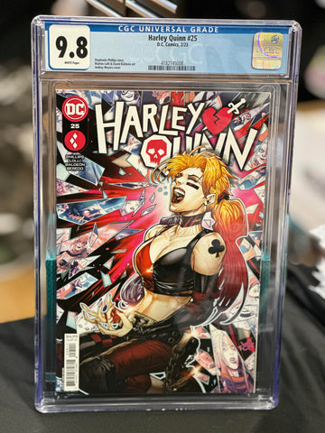 Harley Quinn Issue #25 Jonboy Meyers Variant February 2023 CGC Graded 9.8 Comic Book