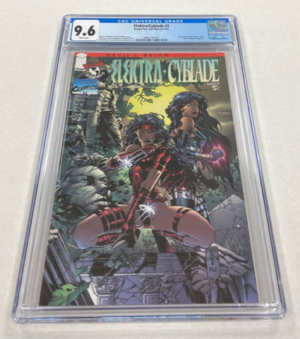 Elektra/Cyblade Issue #1 Year 1997 CGC Graded 9.6 Comic