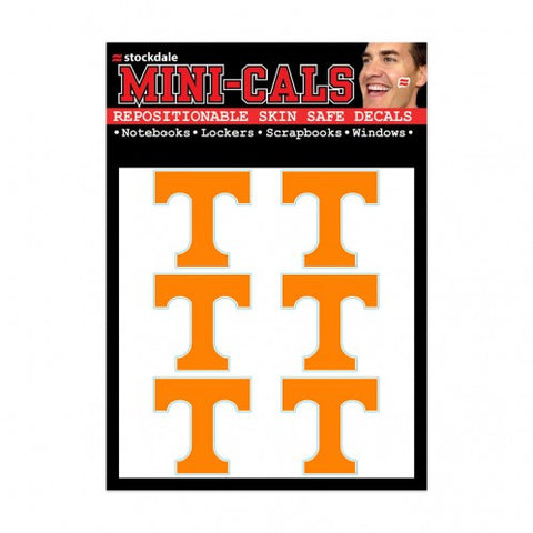 Tennessee Face Cals Tattoos 6-Pack