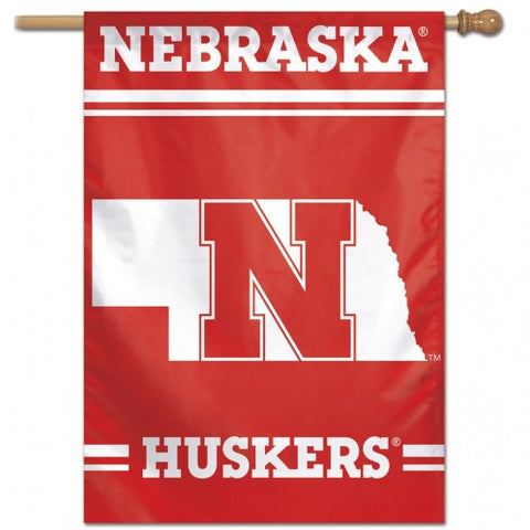 Nebraska Vertical House Flag 1-Sided 28x40