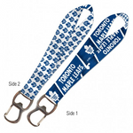 Maple Leafs 1" Lanyard Key Strap w/ Bottle Opener