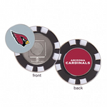 Cardinals Golf Ball Marker w/ Poker Chip NFL