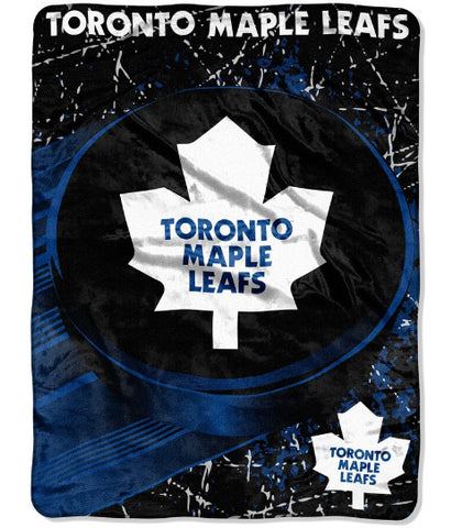 Maple Leafs Micro Raschel Throw Blanket 46x60