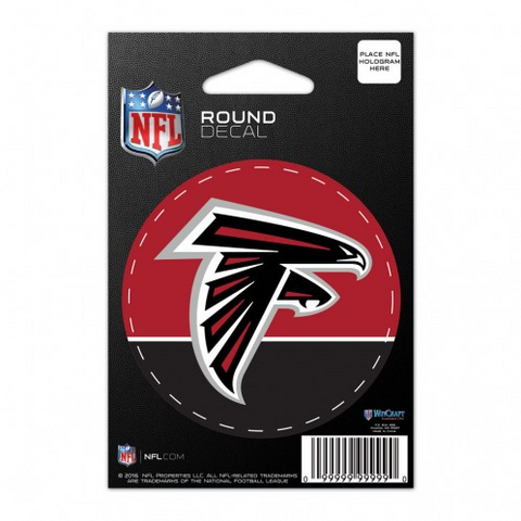 Falcons Round Sticker 3"