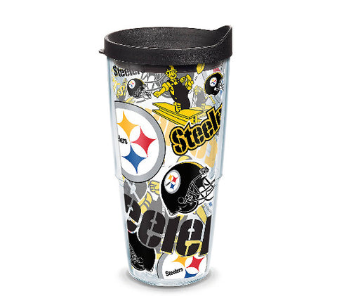 Steelers 24oz All Over Tervis w/ Lid