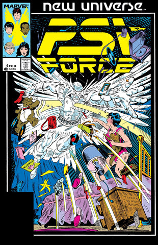 PSI Force Issue #4 February 1987 Comic Book