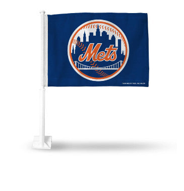 Mets Car Flag City Logo Blue