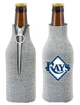 Rays Bottle Coolie Glitter Silver
