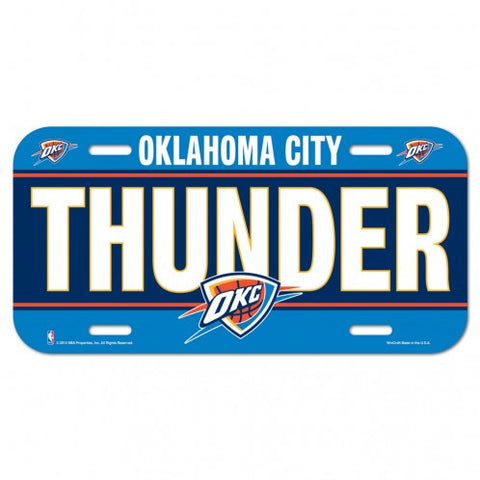 Thunder Plastic License Plate Tag