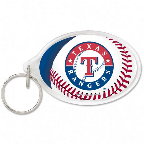 Rangers Keychain Plastic MLB