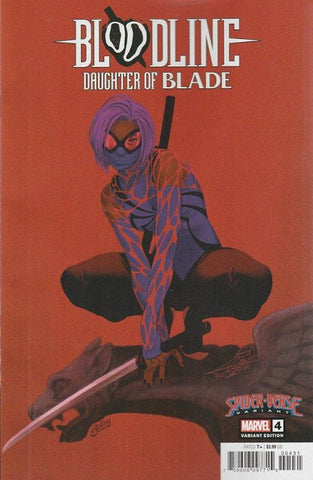 Bloodline: Daughter Of Blade Issue #4 June 2023 Spider-Verse Variant Comic Book