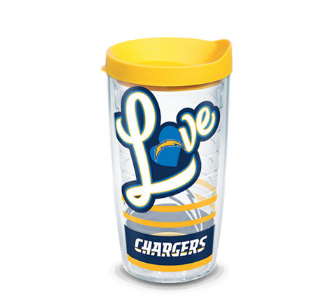 Chargers 16oz Love Tervis w/ Lid